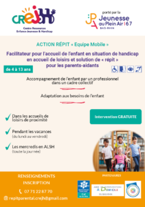 flyer action répit "Equipe Mobile"